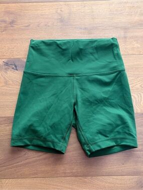 lululemon athletica Forest Green High-Rise Bike Shorts